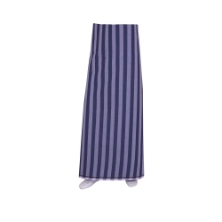 STRIPE BIG MIDNIGHT NAVY & GRAY COTTON LUNGI